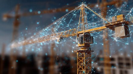 Poster - Augmented Reality Construction Crane with Digital Overlay Visualization