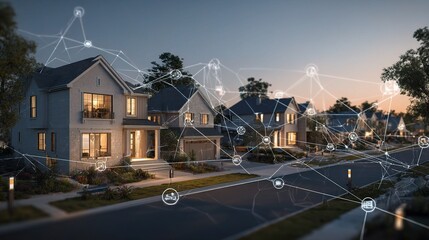 Poster - Smart Home Technology and Residential Connectivity in Modern Neighborhoods