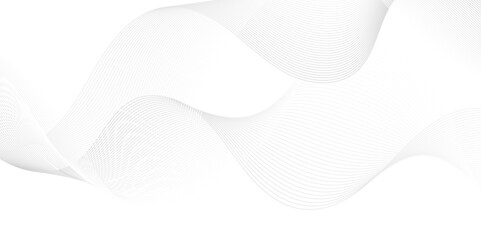 Poster - abstract geometric technology flow grid blend curve wave line digital isolated energy, music dynamic