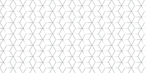 	
Seamless pattern with hexagon square cube geometric pattern shapes grid metal element texture design. abstract tiles gradient science web tech connection triangle diamond honeycomb.