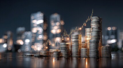 Poster - Smart City Development with Fluctuating Graphs and Coins