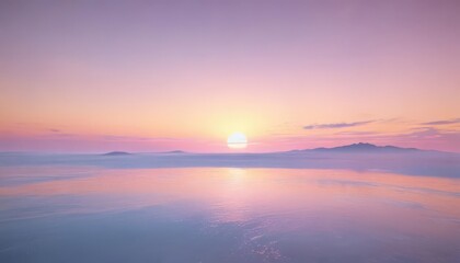 Wall Mural - soft pastel pink, blue, and yellow gradient, fuzzy sunset effect , wallpaper, gentle, calm
