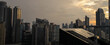 © Queenmoonlite Studio - Elevated View Of City Skyline With Skyscrapers Under Sky At Sunset