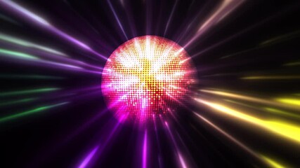 disco ball animated background