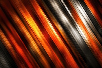 Leinwandbilder - Abstract Light Streaks of Warm, Cool Hues