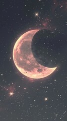 Wall Mural - galaxy space moon astronomy.