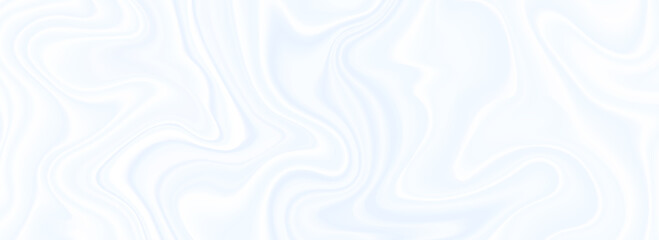 Poster - Light blue psychedelic lines texture. Abstract trippy marble effect background. Swirl liquid wavy striped pattern for banner, poster, cover, floor print swatch. Vector pastel blue fluid funky backdrop