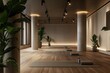 © Dewi - Modern yoga studio interior (1)