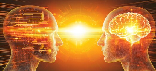Two heads, merging minds