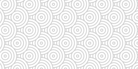 Poster - overlapping creative diamond circle abstract white and gray pattern background with waves texture. g