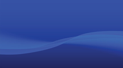 Blue abstract curve and wave background