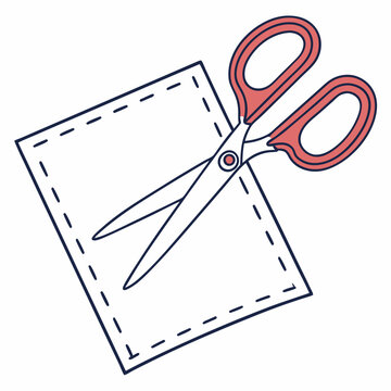 cut icon vector image