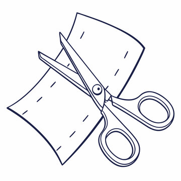 cut icon vector image