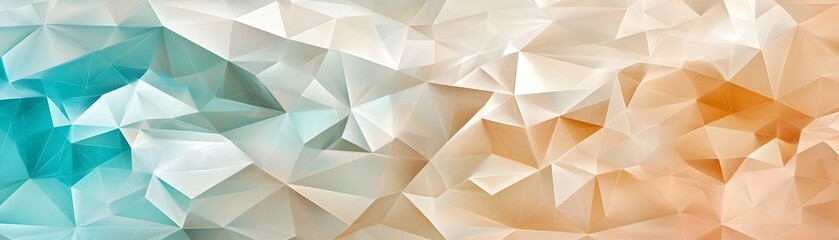 Fototapete - Abstract geometric pattern with soft color transitions.