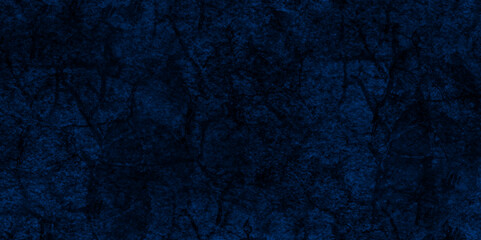 Poster - Abstract panorama of dark blue slate grunge texture, cement concrete dust crack wall texture. blue marble stone texture. blue paper texture. old surface natural ceramic wall texture.