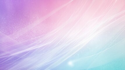Poster - Soft Pastel Background with Subtle Tech Lines and Gradient Colors