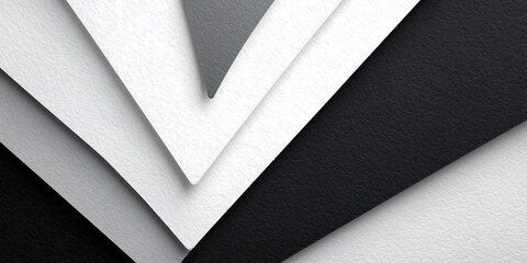 Poster - Abstract Grey, White, and Black Triangle Pattern Geometric Design Background