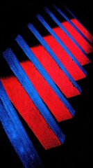Aufkleber - Vibrant Illuminated Stripes A Study in Color