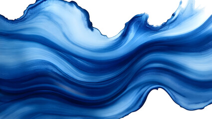 Fototapete - Blue Fluid Wave Abstract