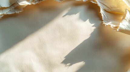 Poster - Soft Textured Fabric with Natural Light and Subtle Shadow Play