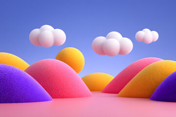 Poster - dynamic fluid color gradient background, abstract kv main visual business ppt background