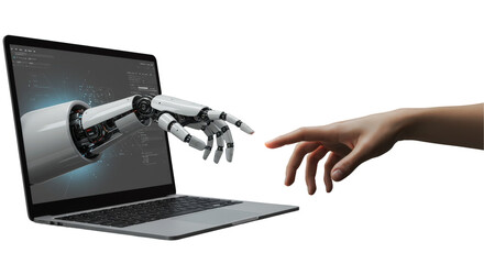 Robotic interaction transcends screen boundaries