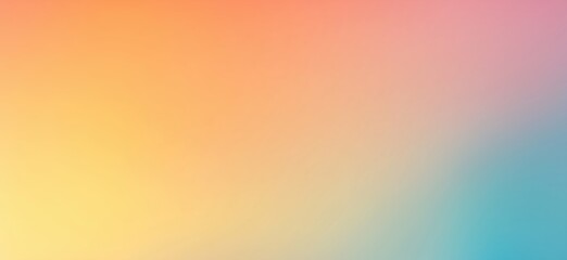 Poster - Soft gradient background with warm and cool tones for design projects