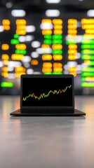 Poster - A sleek laptop computer positioned on a table surrounded by minimalist decor creating a clean look