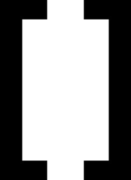 Text brackets icon. Black quotation marks. Curly braces, double symmetric and angle. Vintage typographic symbol calligraphic quote frame. Doodle, element lettering. Vector for punctuation math.
