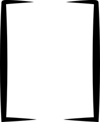Fototapete - Text brackets icon. Black quotation marks. Curly braces, double symmetric and angle. Vintage typographic symbol calligraphic quote frame. Doodle, element lettering. Vector for punctuation math.
