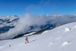 © Westend61 - Woman back country skiing at Wiedersberger Horn, Kitzbuehel Alps, Tyrol, Austria