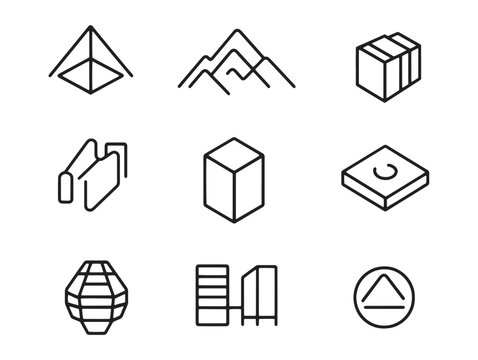 Creative duplicate line art vectors for digital artwork