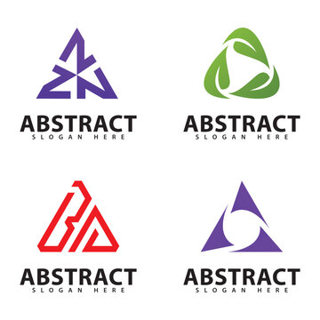 Triangle Logo Template vector design