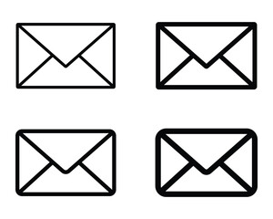 Poster - Email icon vector illustration. Email envelope icon. E-mail Notification sign, mail icon set. 