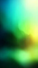 Wall Mural - abstract soft green and blue gradient background, blurry grainy