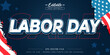 © text - Labour Day sale editable text effect.