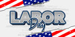 © text - Labor Day Celebration Poster editable text effect.