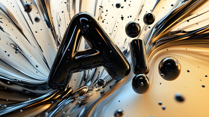 Poster - 3D text 