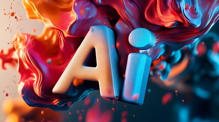 Poster - 3D text 
