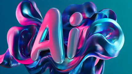 Poster - 3D text 