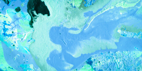 Wall Mural - a grunge and water pattern in a colorful artistic design