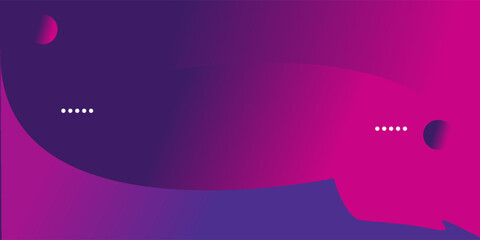 Poster - Liquid color background design. Purple elements with fluid gradient. Dynamic shapes composition. Vector illustration