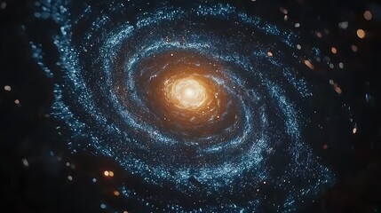 Poster - Cataclysmic cosmic explosion outer space digital art sci-fi environment dramatic viewpoint apocalypse concept

