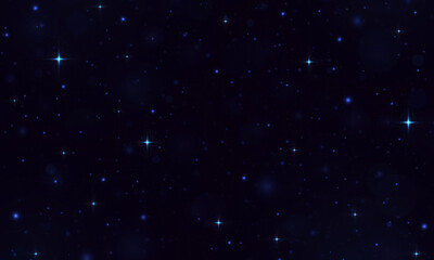Wall Mural - luxury shiny background with sparkling stars and magical space glow. festive and dreamy atmosphere p