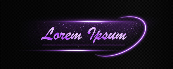 Wall Mural - luxury shine banner with sparkling stars and glowing particles. elegant modern frame design perfect 