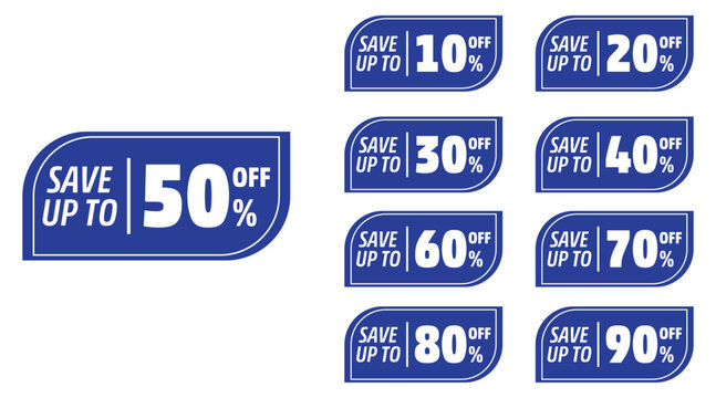 set of sale labels