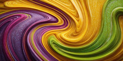 Leinwandbilder - Vibrant Abstract Background with Grainy Swirling Textures