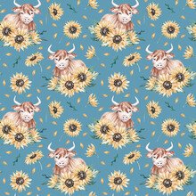 Rustic Fall Background Cow Highland Cow Pattern Background Free Stock Photo - Public Domain Pictures