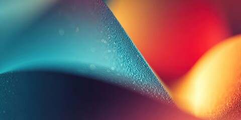 Leinwandbilder - Vivid Abstract Background with Soft Curves and Grainy Texture