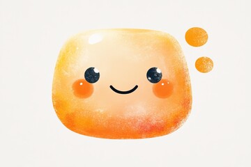 Poster - Cute ai chatbot icon design for digital communication and branding